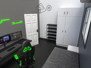 Optical Store - Interior design 3D Model