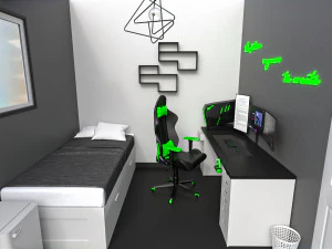 Optical Store - Interior design 3D Model