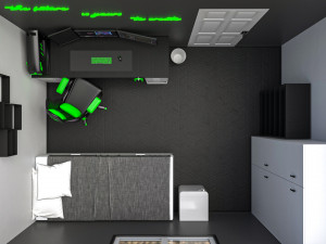 Optical Store - Interior design 3Dモデル