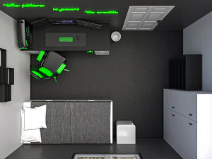 Optical Store - Interior design 3D Model