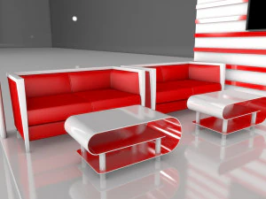 Stand de exposi&ccedil;&atilde;o Modelo 3D Modelo 3D