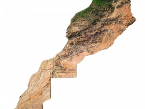 Map Morocco 3D Model