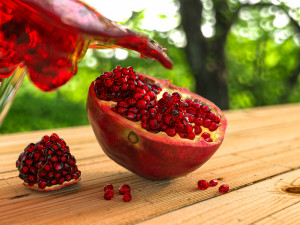 Pomegranate juice splash 3D मॉडल