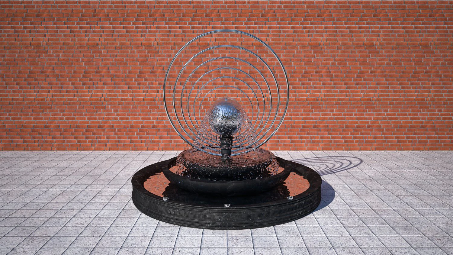 Classic Fountain model 3D Model .c4d .max .obj .3ds .fbx .stl .blend 