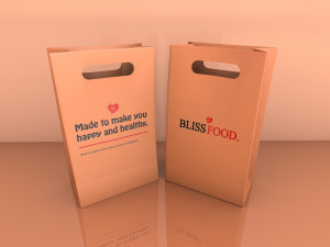 Shopping bag BF 3D Model