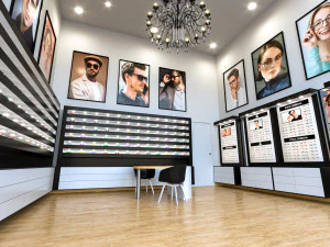 Optical Store - Interior design 3D Model