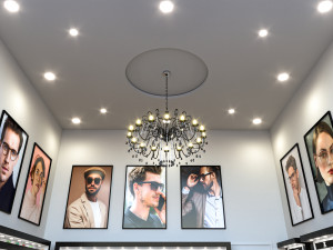Optical Store - Interior design 3D-Modell