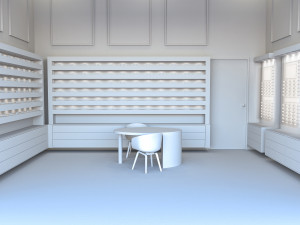 Optical Store - Interior design 3D-Modell