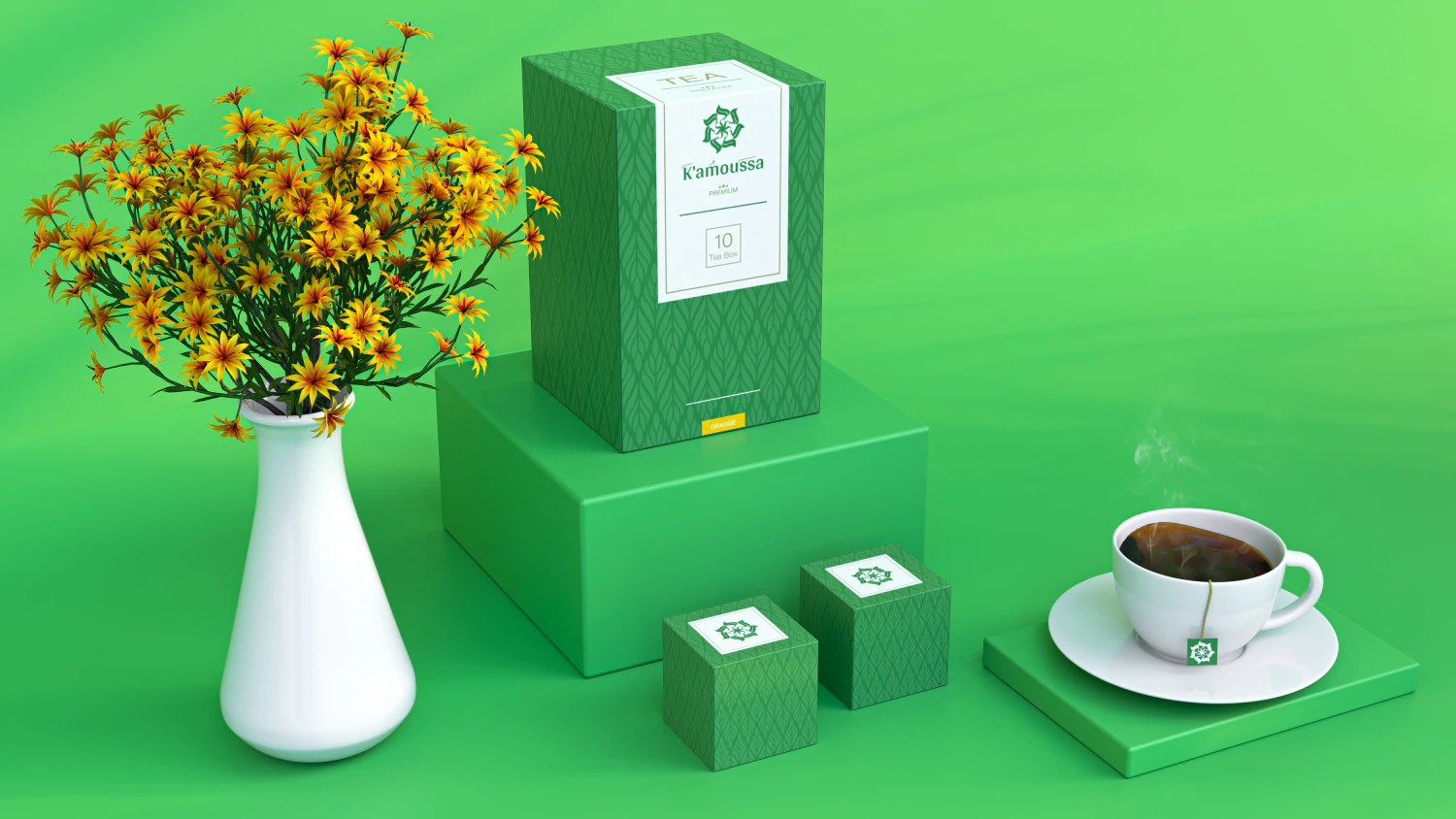 Packaging moroccan tea 3D Model .c4d .max .obj .3ds .fbx .stl .blend 