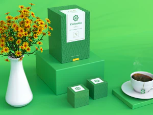 Embalagem de ch&aacute; marroquino Modelo 3D