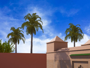Koutoubia Mosque marrakech morocco 3D Model