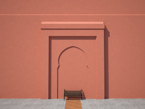 Koutoubia Mosque marrakech morocco 3D Model