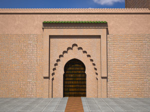 Koutoubia Mosque marrakech morocco 3D Model