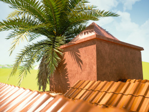 Koutoubia Mosque marrakech morocco 3D Model