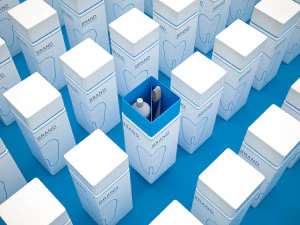 Conception d'emballage de marque Modèle 3D