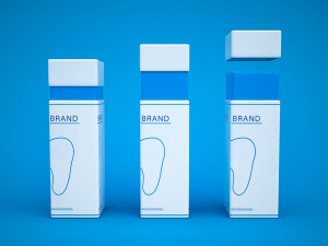 Brand packaging design Toothbrush Toothpaste Model 3D