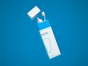 Brand packaging design Toothbrush Toothpaste Model 3D