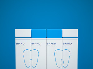 Brand packaging design Toothbrush Toothpaste Model 3D