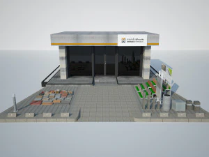 Produto de showroom de estande Modelo 3D
