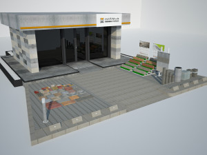 Stand showroom product Modelo 3D