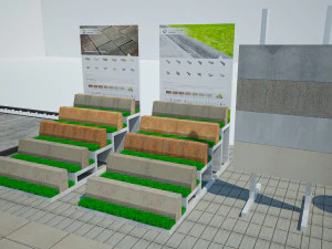 Stand showroom product 3D Model