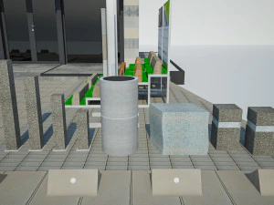 Stand showroom product 3D Model
