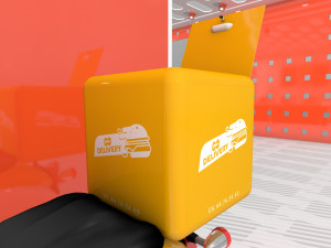 Delivery food box 3Dモデル