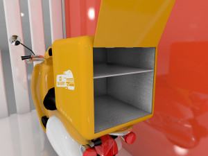 Delivery food box 3Dモデル