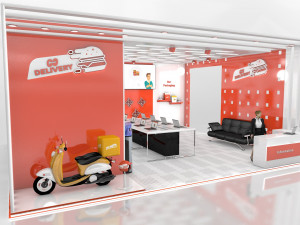 Exhibition Expo Stand Modello 3D