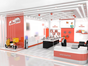 Exhibition Expo Stand 3D 모델