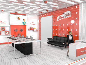 Exhibition Expo Stand 3D 모델