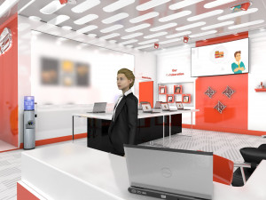 Exhibition Expo Stand 3D 모델