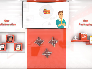 Exhibition Expo Stand 3D 모델