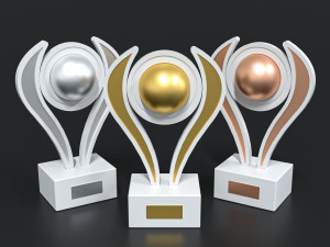 Innovation Trophy award Modelo 3D