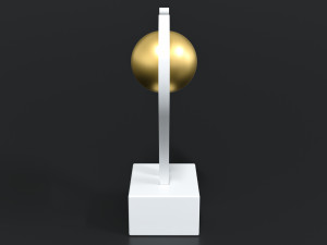 Innovation Trophy award Modelo 3D