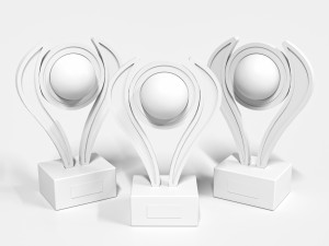 Innovation Trophy award Modelo 3D