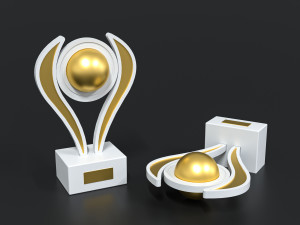 Innovation Trophy award Modelo 3D
