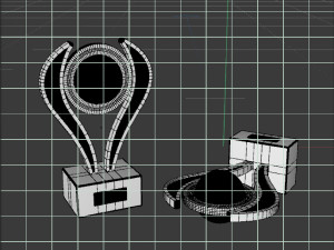 Innovation Trophy award Modelo 3D