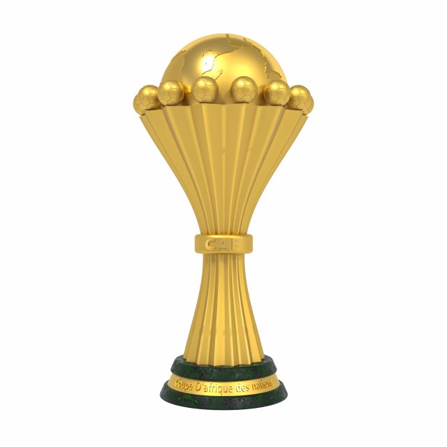 Africa Cup Of Nations Trophy CAF Champions 3Dモデル .c4d .max .obj .3ds .fbx .stl .blend 