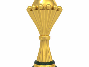 Africa Cup Of Nations Trophy CAF Champions 3D Model