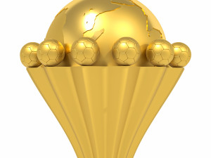 Africa Cup Of Nations Trophy CAF Champions 3Dモデル