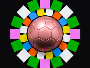 World cup female logo fifa Modelo 3D