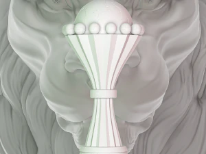Lion Atlas morocco football national team 3D Model