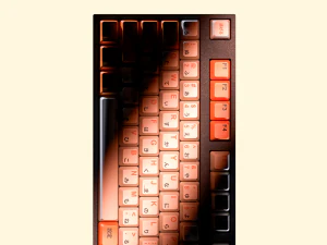China para jogos de teclado com &oacute;tima ilumina&ccedil;&atilde;o Modelo 3D