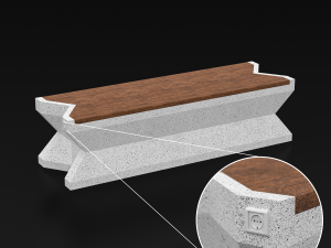 Urbanism furniture product 3D Model