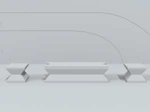 Urbanism furniture product 3D Model
