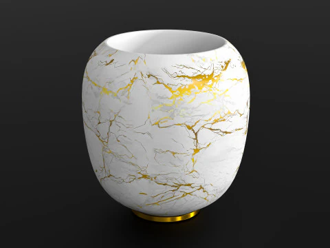 Vases flowers collection 3D Model