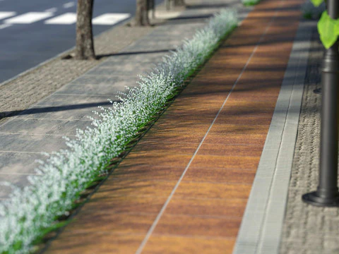City Street realistic visualization 3D Model