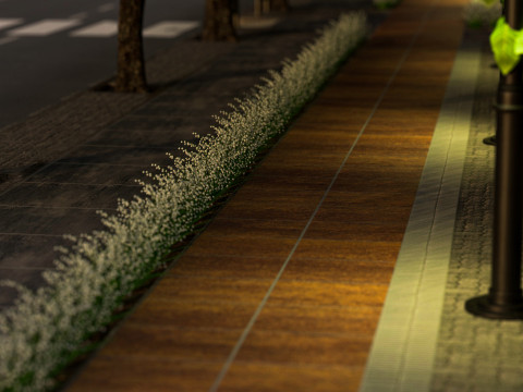 City Street realistic visualization 3Dモデル