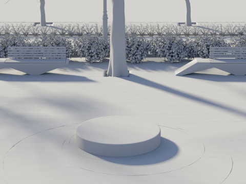 City Street realistic visualization 3Dモデル